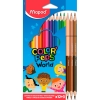 Цветные карандаши "Skin Tones" 12+3 шт