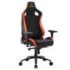 Кресло игровое Evolution Omega черный/оранжевый