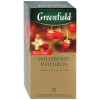 Чай "Greenfield Wildberry Rooibos" черный, с кусочками земляники и клюквы