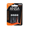 Батарейки алкалиновые ANSA "V LR03/BL-4 (AAA)",4 шт,  щелочные