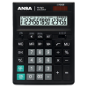 Калькулятор настольный Ansa "AN664S", 16-разрядный, черный