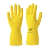 Перчатки латексные HQ Profiline, с х/б покрытием, желтый