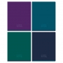 Тетрадь "Monocolor. Dark" А5, 48 л, клетка, ассорти