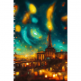 Тетрадь "Ночное сияние" А4, 60 л, клетка