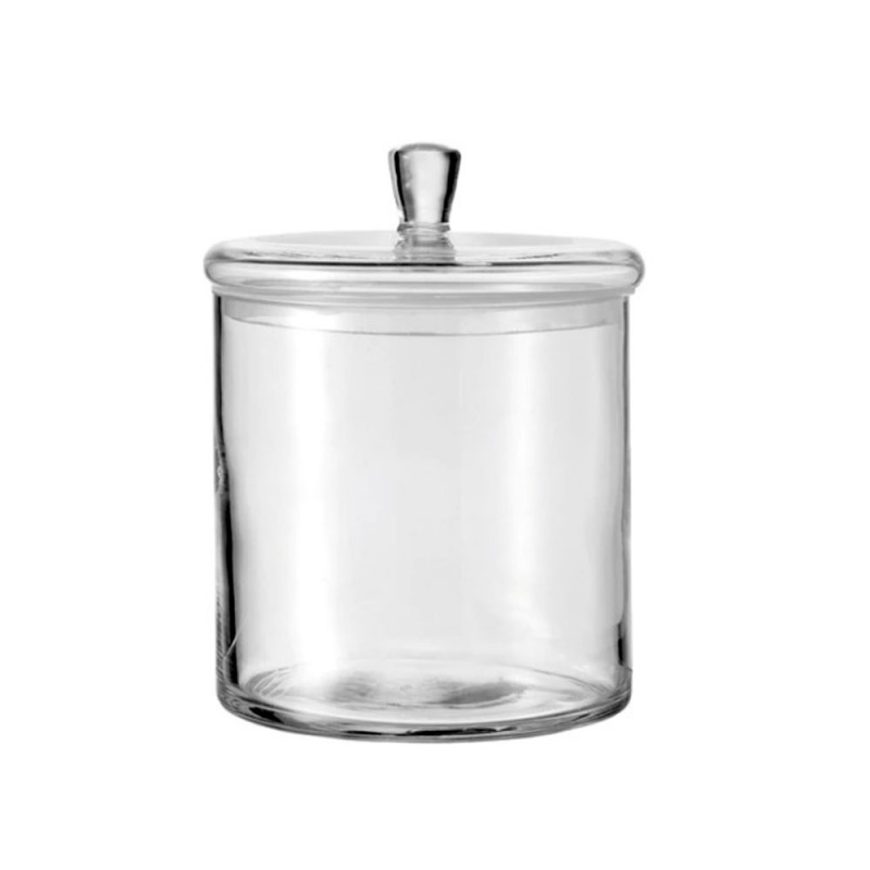 Стеклянная ваза для печенья, конфет на ножке с крышкой: купить стеклянные вазы