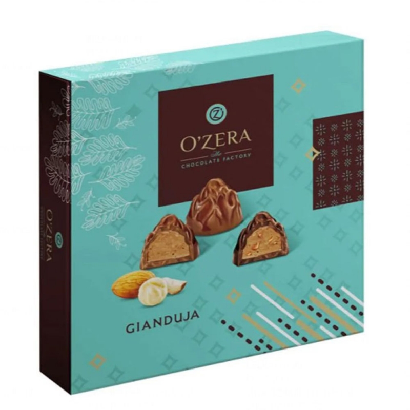 O zera с фундуком. Набор конф. ШОК. O Zera Gianduja 125г. Набор конф. ШОК. O Zera Gianduja 225г. Набор шоколадных конфет o'Zera Assorted Classic 200г. «Ozera», конфеты Gianduja, 225 г.