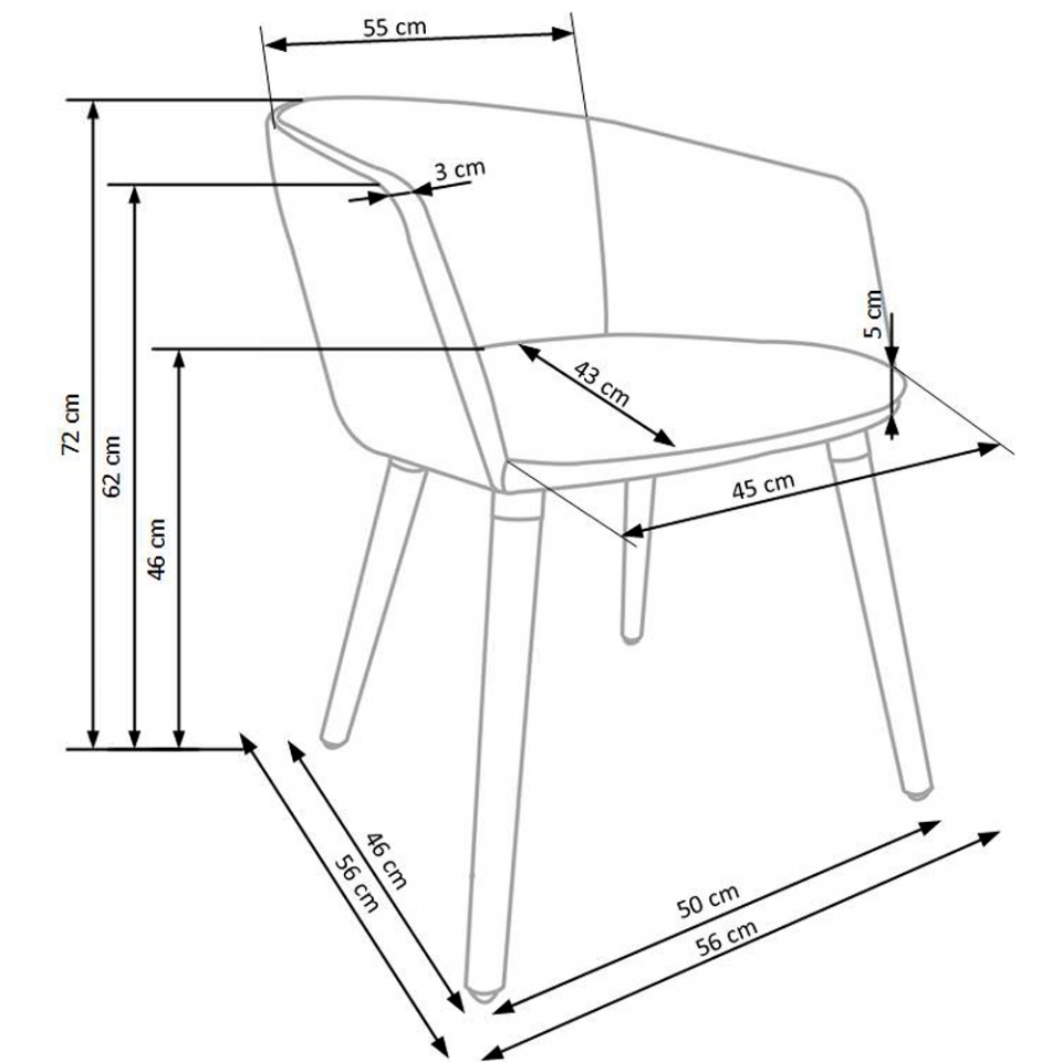 Стул Halmar k266