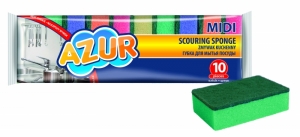 Губка кухонная для мытья посуды Azur Midi